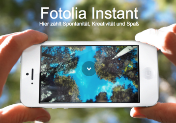 Smartphone-Fotografie mit Fotolia Instant: App und Kollektion.